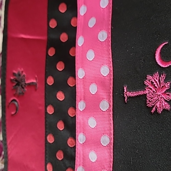 2 Palmetto Pouches velcro koozies. South Carolina embroidered Palmetto Tree Moon - Picture 5 of 5